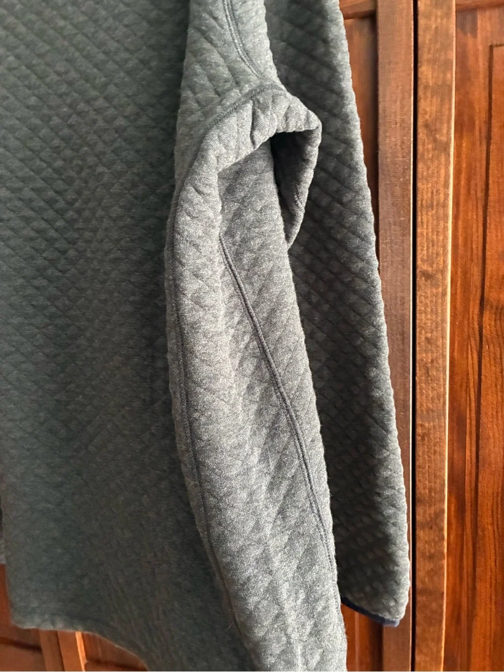 J. Crew Men's Quilted Half-Zip Sweater - NWT Gray